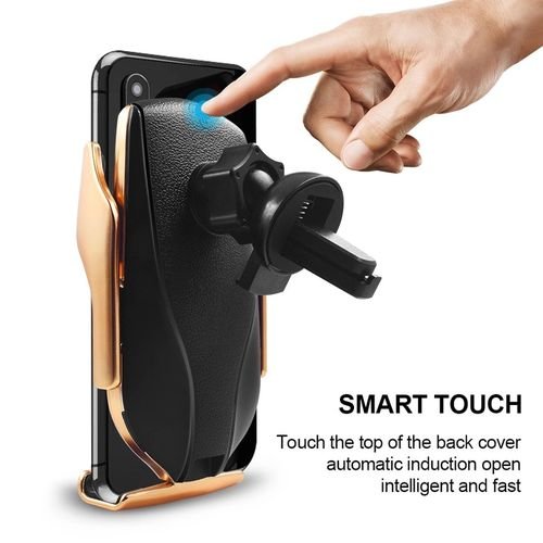 R1  QI Chargeur De Voiture Sans Fil 10 W Automatique Infrarouge Induction Air Vent De Voiture Support de Téléphone Support de Montage Support de Support