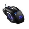 SH 3200 DPI réglables et 7D LED Optique Souris de jeu filaire USB pour Gamer PC, semi mécanique