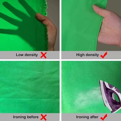 Fond Vert Green Screen 3*6M Tissu + Cadre Support Tripod Trepied 3M