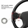 Bouton de volant rotatif à 360 ° et support de téléphone à ventouse,