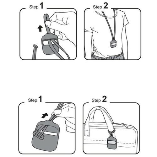 Coque en Silicone housse de protection peau avec sangle antichoc pour Airpod 1/2