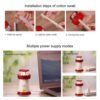 diffuseur d'huile essentielle pour voiture bureau et maison rouge