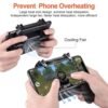 Contrôleur Mobile PUBG Gamepad 3-en-1 Version de Mise à Niveau Sensitive Shoot Aim avec Power Bank et Ventilation pour Couteaux Out Règles de Survie