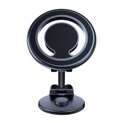 Support de téléphone de voiture magnétique en alliage d'aluminium, rotation à 1080