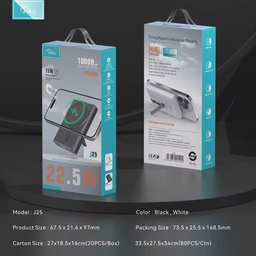 Joko Powerbank Magsafe Wireless Magnetic 10000mah PD22.5W Fast charging