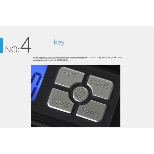 Balance numérique pour bijoux 500g x 0.01g,