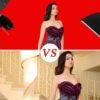 شاشة (حمراء) خلفية حمراء تصوير 3 م × 2 م