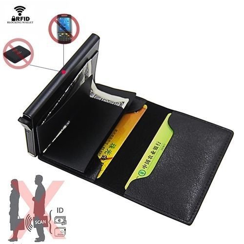 portefeuille automatique noir