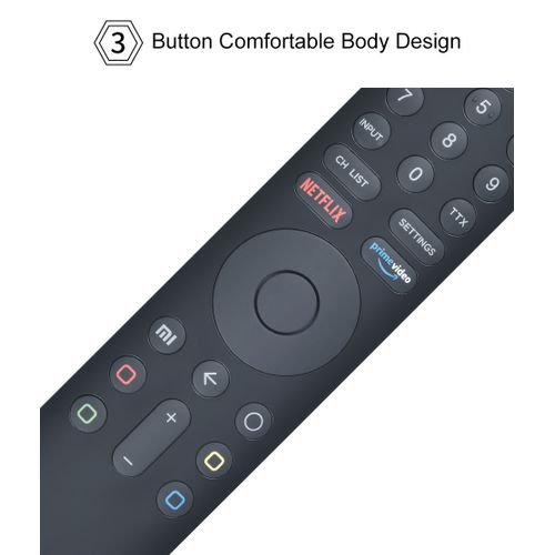 Bluetooth Télécommande Vocale Pour MI TV Android Smart TV+Couteau multifonctionnel,