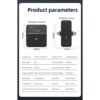 Microphone Lavalier SX31 sans fil réduction du bruit pour iOS/Android/Pc