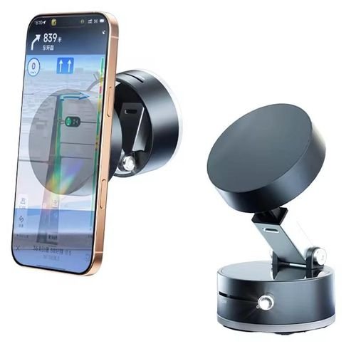 Support magnétique de téléphone portable  à ventouse rotatif à 360 degrés