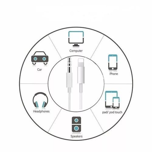 Lightning To 3.5 mm Aux Audio Adapter