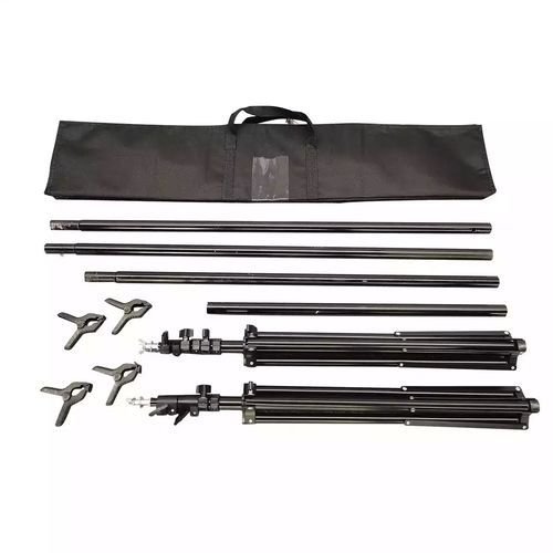 Fond Vert Green Screen 3*6M Tissu + Cadre Support Tripod Trepied 3M