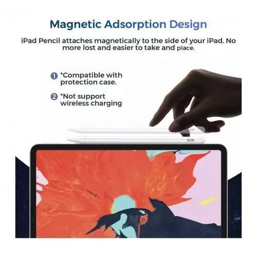 STYLUS قلم متوافق مع أي باد موديل 2018 إلى 2022 عاكس لليد