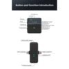 Microphone Lavalier SX31 sans fil réduction du bruit pour iOS/Android/Pc
