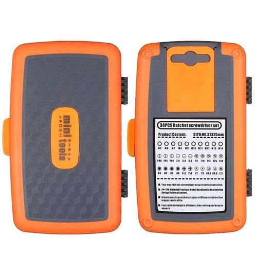 38 en 1 Jeu d'embouts de tournevis polyvalents,
