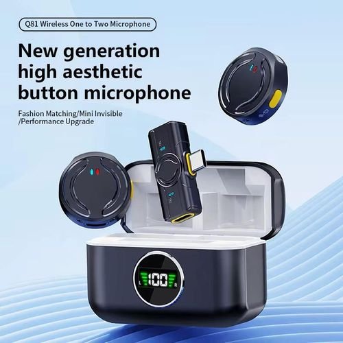 Microphone Q81 sans fil Condensateur Annulation Du Bruit