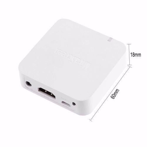Présentoir WiFi pour voiture Partage de téléphone à affichage de voiture Airplay Allshare Cast Miracast DLNA en miroir Mirrast Supporte IOS - Android Navigation GPS avec sortie RCA (CVBS) et HDMI