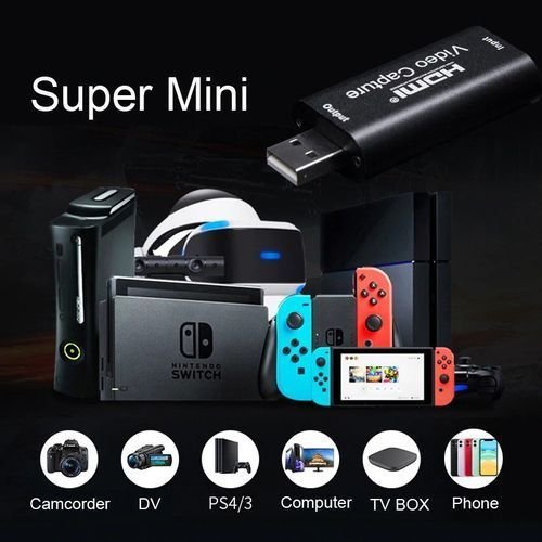 carte d'acquisition vidéo, HDMI / USB 2.0 3.0, pour jeux vidéo PS4, DVD, caméscope, caméra