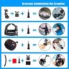 Kit d'accessoires de caméra d'action 50 en 1 pour GoPro