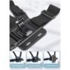 Support de Téléphone et goPro Réglable avec ceinture de poitrine et de tête