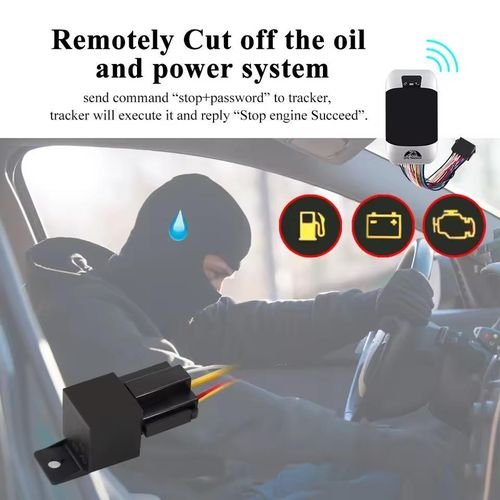 traceur pour voiture, localisateur LBS, coupure de puissance/carburant, moniteur de suivi d'alarme de voiture,