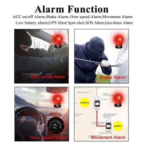 traceur pour voiture, localisateur LBS, coupure de puissance/carburant, moniteur de suivi d'alarme de voiture,