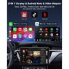 5 Adaptateur CarPlay sans fil AI Box Android Auto HDMI Multimédia pour iOS/Android