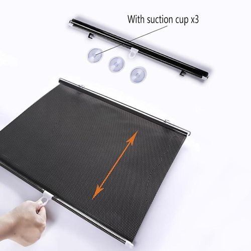 Rideau pare-soleil sans clous, confidentialité latéral isolant thermiquement pour voiture, chambre à coucher, cuisine, bureau