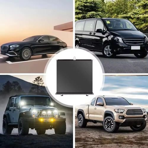 Rideau pare-soleil sans clous, confidentialité latéral isolant thermiquement pour voiture, chambre à coucher, cuisine, bureau