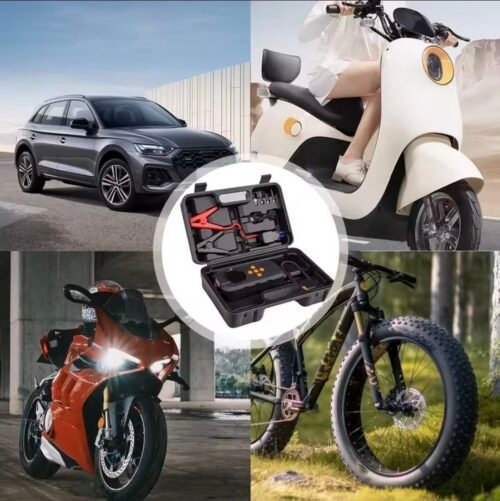 Démarreur de saut puissant avec pompe à air