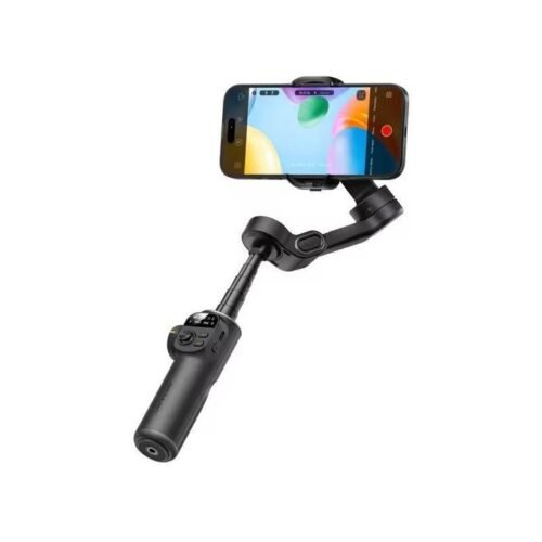Smart X2 noir stabilisateur de cardan portatif à 3 axes avec tige d'extension pour stabilisateur de cardan de Smartphone