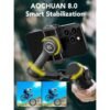 Smart X2 noir stabilisateur de cardan portatif à 3 axes avec tige d'extension pour stabilisateur de cardan de Smartphone