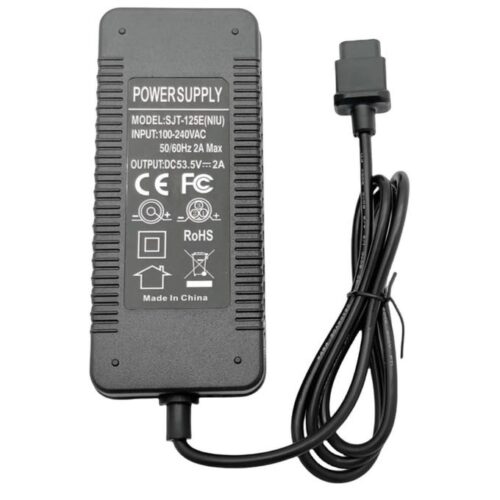 Charger 53.5V 2A for NIU KQI3/KQI3 Pro/KQI3 Max/KQI3 Sport/KQI2/KQI2 Pro Electric Scooter