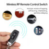 Télécommande Sans Fil 2 Boutons pour Portail, Porte de Garage et Rideau Électrique