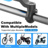 Support de téléphone pour moto, amortisseur de chocs et vibrations auto-verrouillage,
