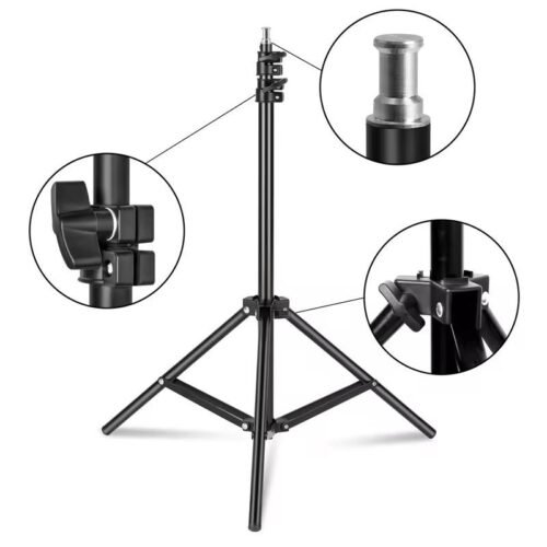 2 soft Box pour Studio Photo 50x70cm avec support de 2M