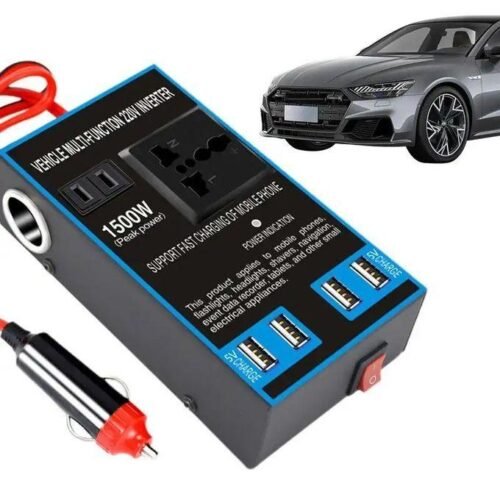 Onduleur de voiture DC 12V 24V à AC 110V 220V,
