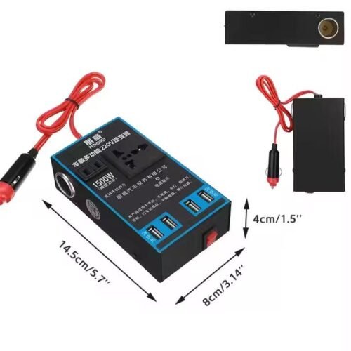 Onduleur de voiture DC 12V 24V à AC 110V 220V,