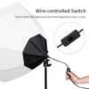 soft Box pour Studio Photo 70cm avec support de 2M
