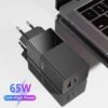 Chargeur rapide 65W à double port