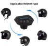 BT-12 Bluetooth moto Interphone casque casques sans fil IPX6 étanche réduction du bruit haut-parleur Kit pour l'équitation