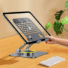 Support de tablette de téléphone en métal de bureau, Rotation à 360