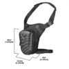 Sac de jambe tombante universel pour moto