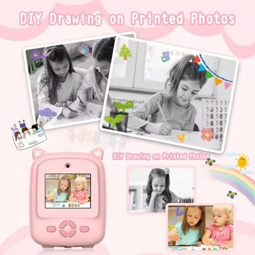 Appareil photo caméra à impression thermique intelligent pour enfants