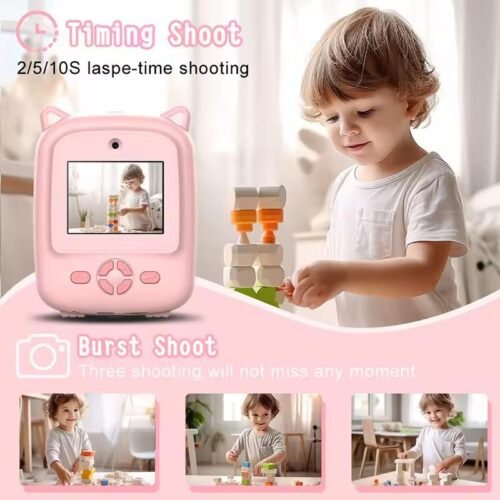 Appareil photo caméra à impression thermique intelligent pour enfants