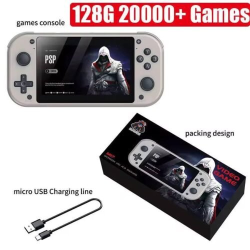 Console de jeu vidéo rétro portable M17, console de jeu, écran IPS 4.3 pouces, 30000 jeux