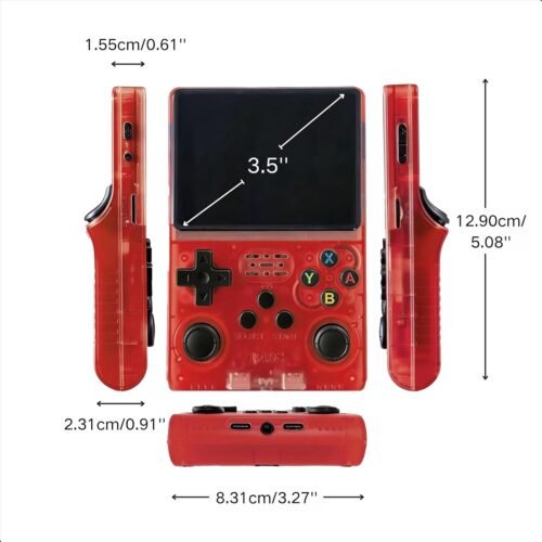 Console de jeu vidéo Portable rétro R36S, système ARKOS, écran IPS de 3.5 pouces