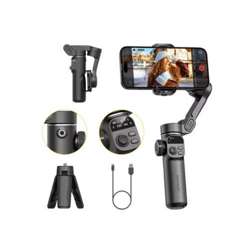 gvc.product.image_.1764178140499.a0076955-7132-4c8f-8838-33e5dfe4894c.jpeg Smart X2 noir stabilisateur de cardan portatif à 3 axes avec tige d'extension pour stabilisateur de cardan de Smartphone