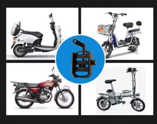 Support de téléphone de vélo et moto en aluminium avec Rotation à 360 degrés